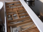a well organized kitchen utility drawer